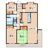 シティアガーデン甲府 4LDKの間取り