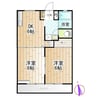 パナハイツ小菅A 1DKの間取り