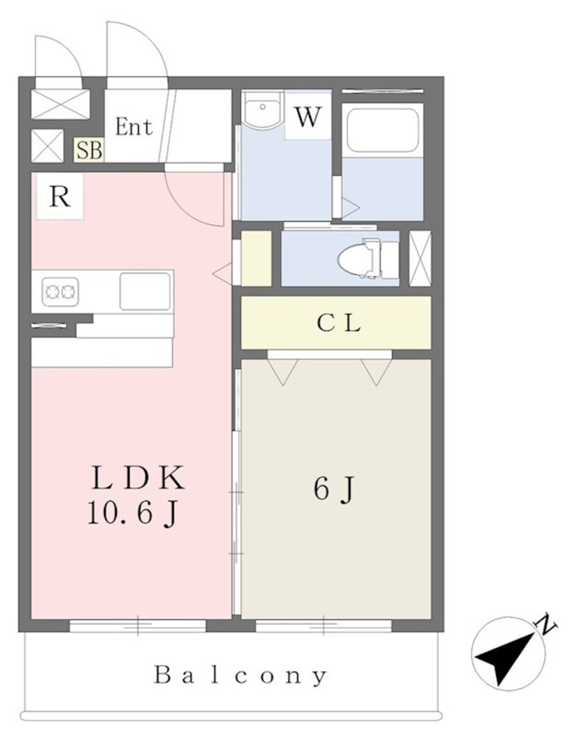 間取図 サニーヴェールK