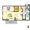 K＆C成島 1LDKの間取り