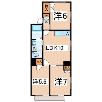 間取図 ルーミー甲府80号館