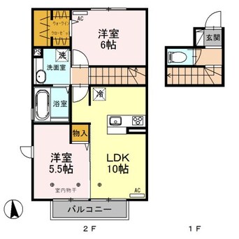 間取図 ショコラコート　B