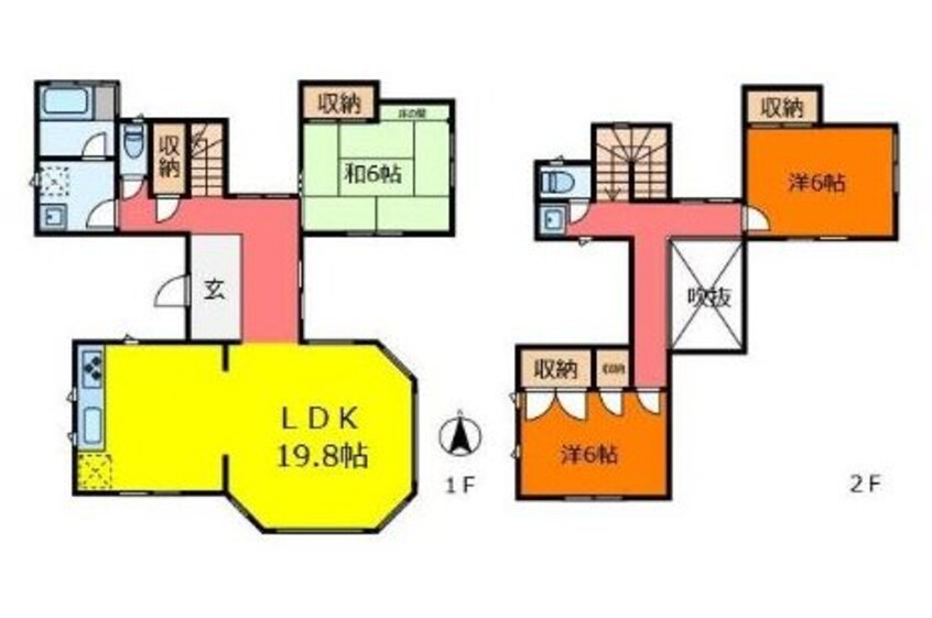 間取図 山宮町　戸建