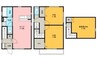 サントロペ甲府 2LDK+Sの間取り