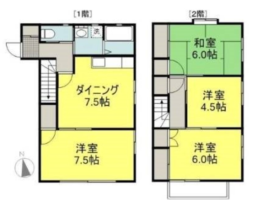 間取図 ルーミー甲府17号館