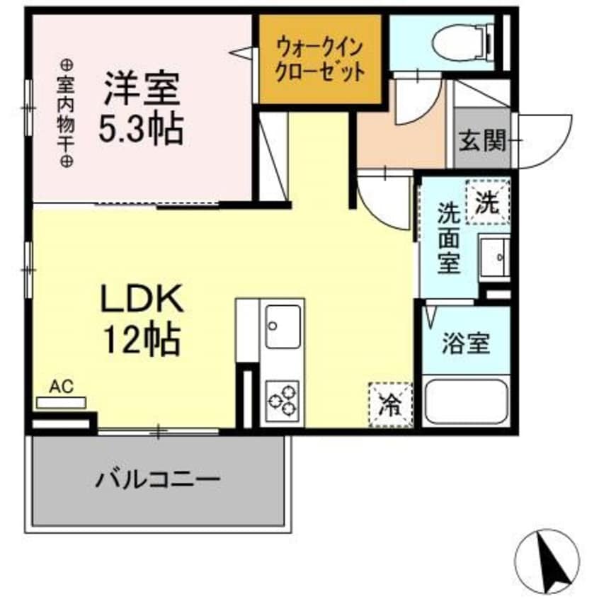 間取図 D-ROOM　清水新居　II