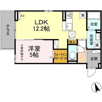 間取図 D-room　清水新居　II