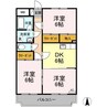 レジデンス今村　B 3DKの間取り