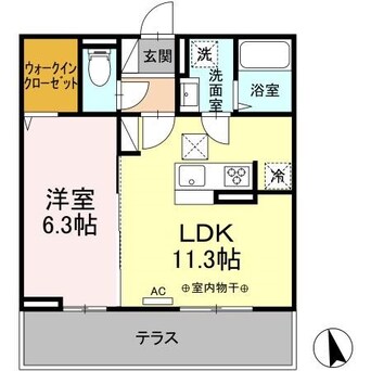 間取図 D-room　清水新居　I