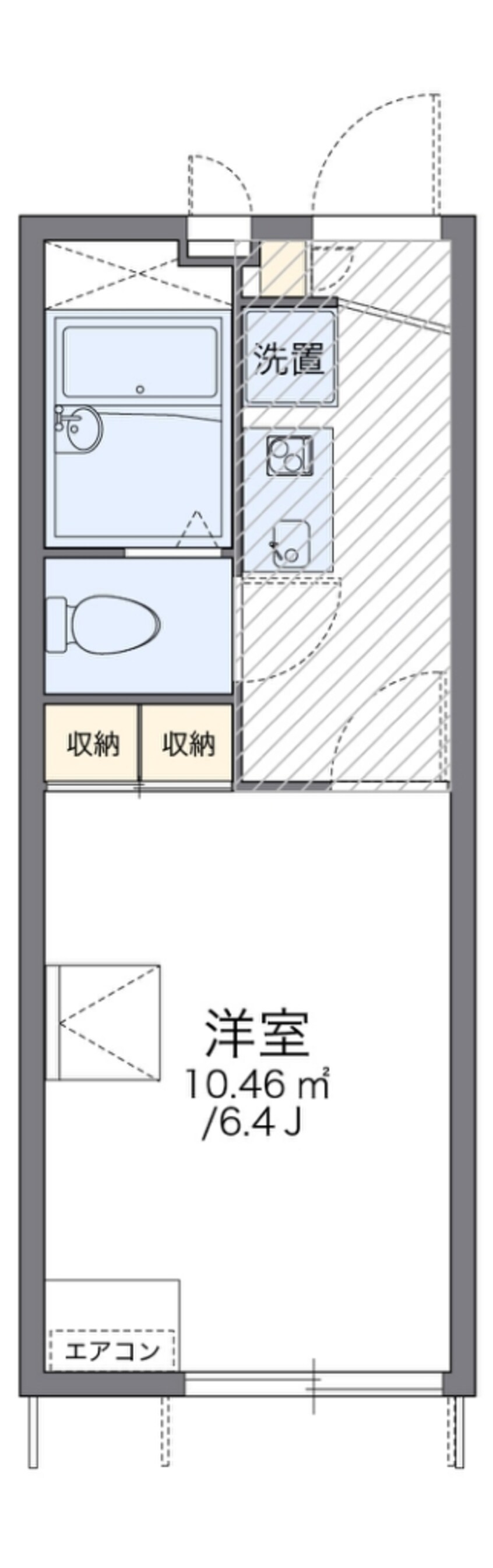 間取図 レオパレスＮＥＷＮＯＲＴＨ