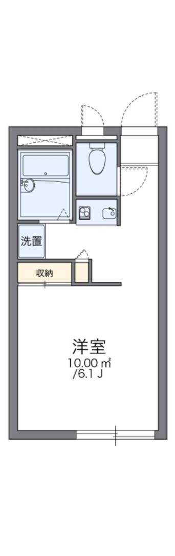 間取図 レオパレスカモミール