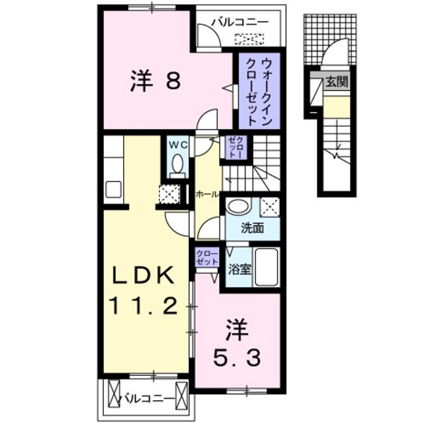 間取図 スペランツァ　III