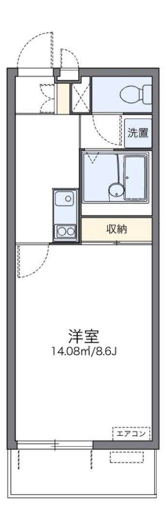 間取図 レオネクストＫＡＺＵ