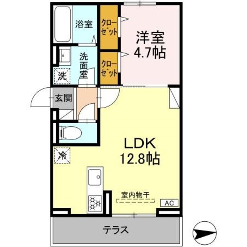 間取図 （仮）D-room伊勢１丁目