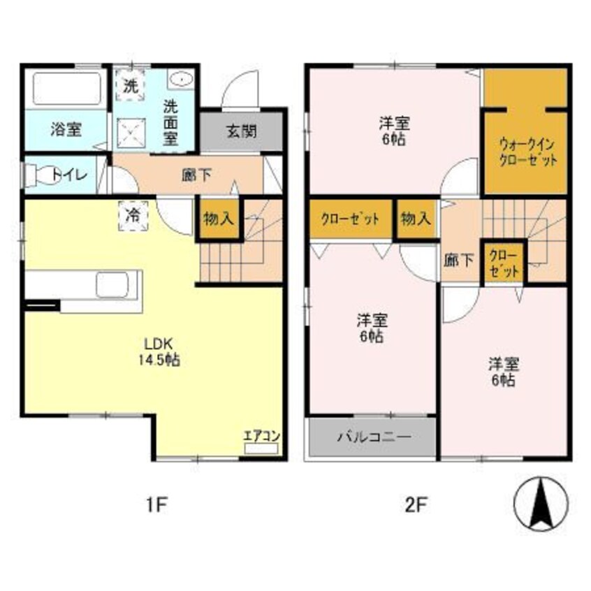 間取図 エスポワール　五番館