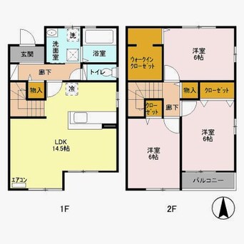 間取図 エスポワール　五番館