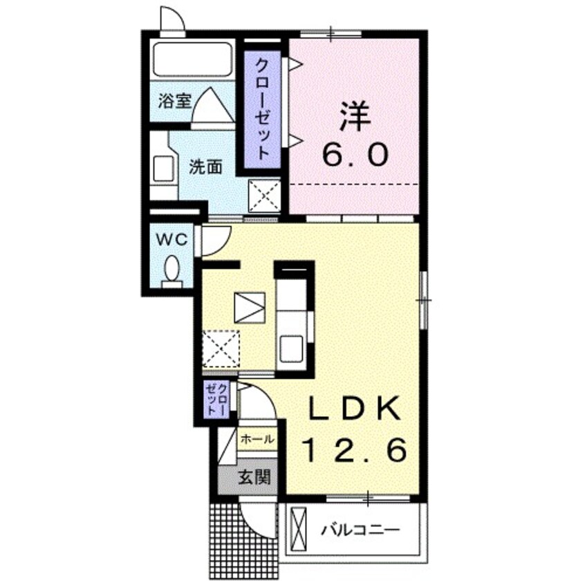 間取図 カルムＮ　II