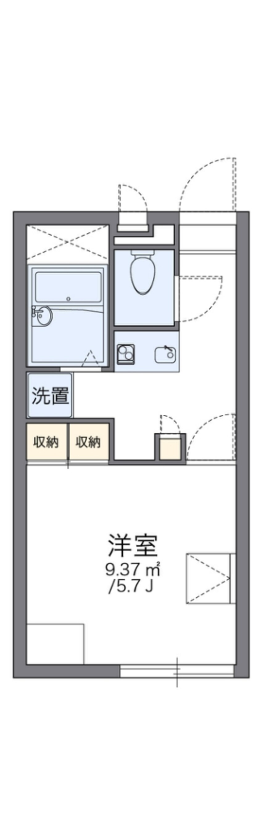 間取図 レオパレス国母