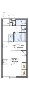 レオパレスアルモニ２１ 1Kの間取り