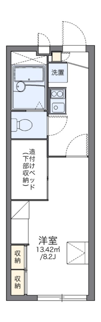 間取図 レオパレス魁