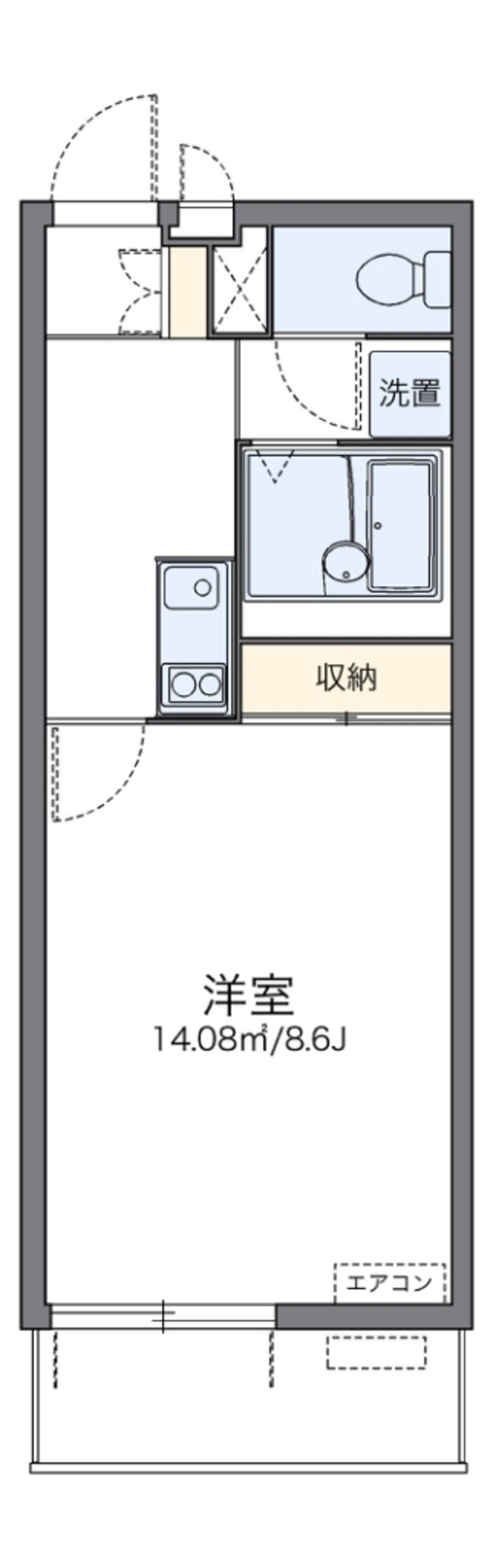 間取図 レオネクストＫＡＺＵ