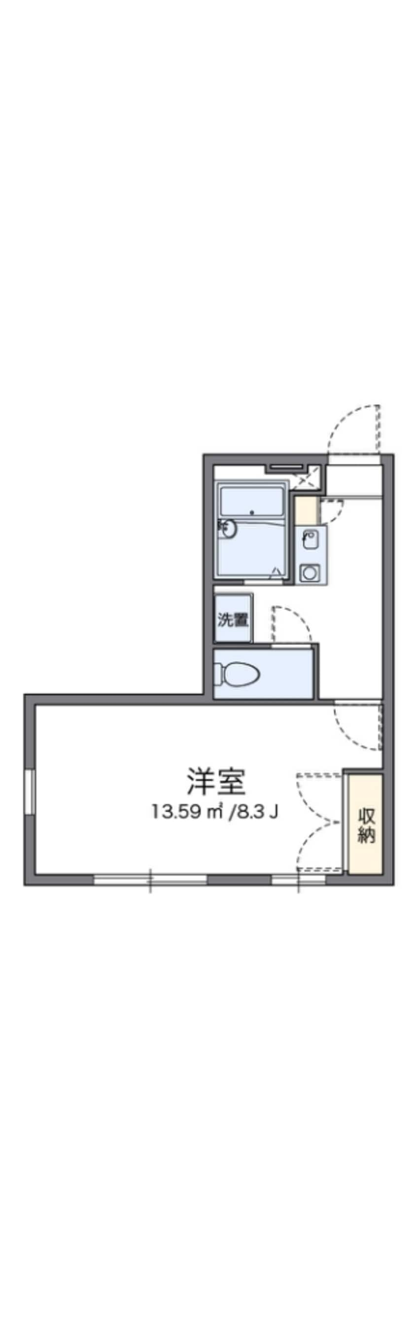 間取図 レオパレス向田