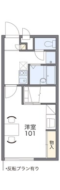 レオパレスＹＯＳＨＩＫＩの間取図