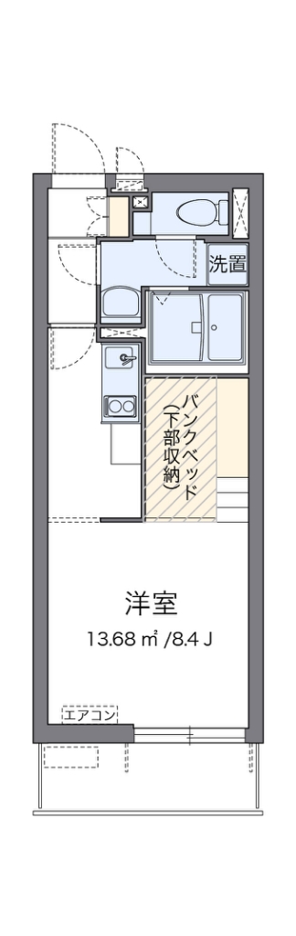 代表的な間取のため実際の間取とは異なる場合があります