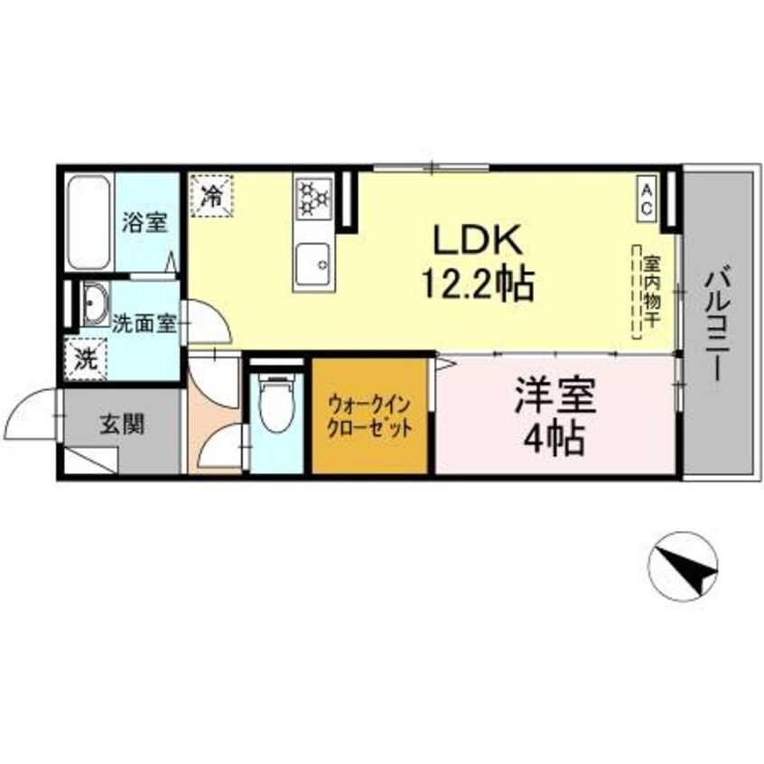 間取図 仮）D-room上石田２丁目