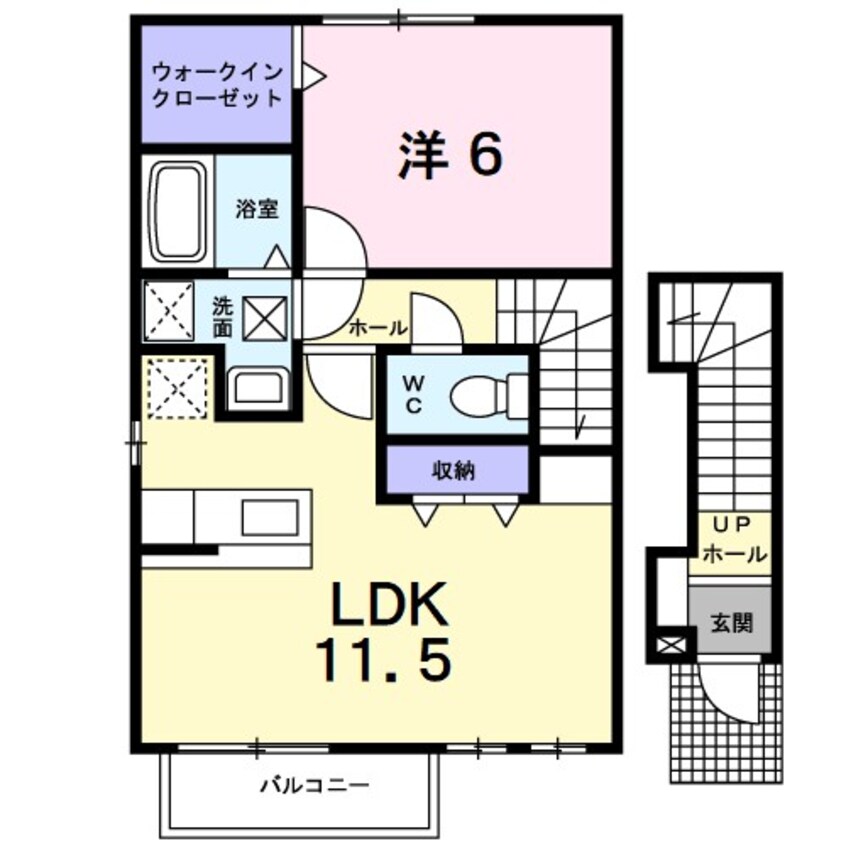 間取図 アーバンコート東甲府