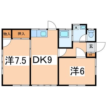 間取図 玄間住宅　C