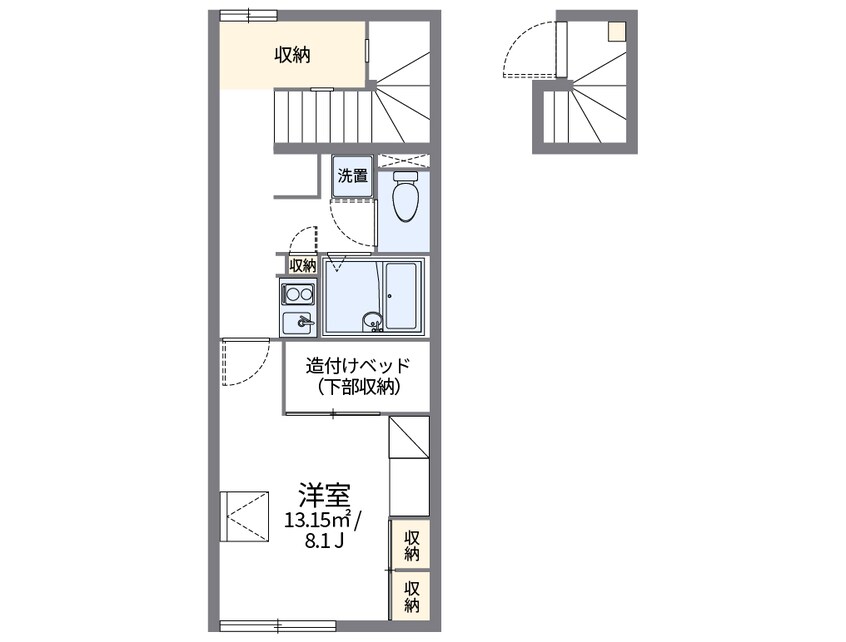 間取図 レオパレスステビアI