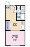 ハイツ司 1DKの間取り