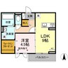 ＬＦハイムII 1LDKの間取り