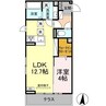 クレストTM 1LDKの間取り