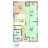 中込住宅 4号室 3Kの間取り