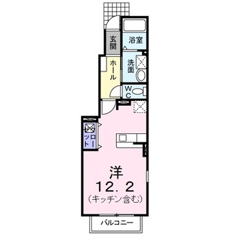 間取図 ソレイユＢ