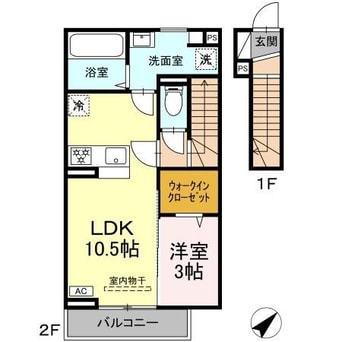 間取図 コーポTMT