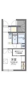 レオパレスファミーユIII 1Kの間取り