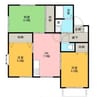 ルーミー甲府３２号館 3DKの間取り