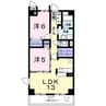 ルーナ・II 2LDKの間取り