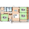 玉置住宅 3LDK+Sの間取り