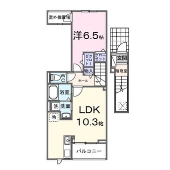 間取図 ヒカルサ甲府国母　イースト