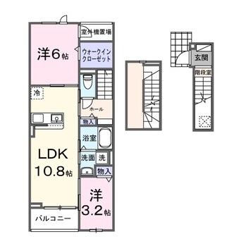間取図 ワンズ　ホーム　ヴィレッジ　II