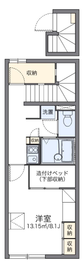 間取図 レオパレスヴァンクール国母