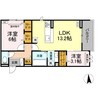 D-ROOM住吉メゾン・ド・シャノワール 2LDKの間取り