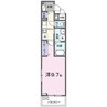 ヒカルサ甲府国母　ウエスト 1Kの間取り