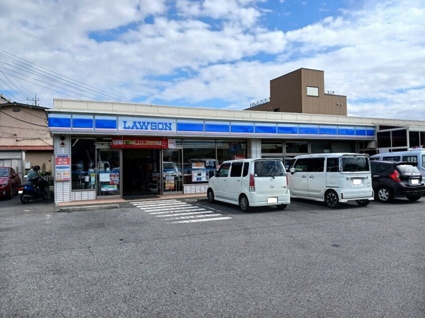 ローソン甲府池田通り店まで800m シェリークレイン　テラス　Ｂ
