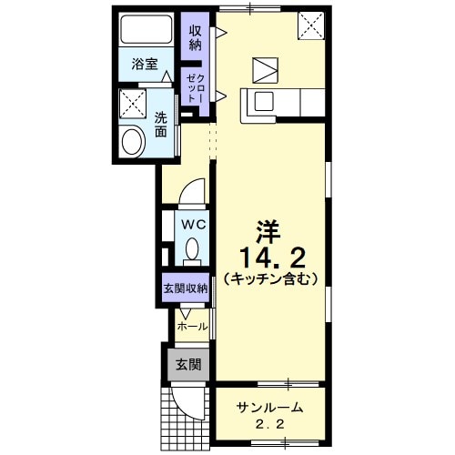 間取り図 オランジュ　ショコラ