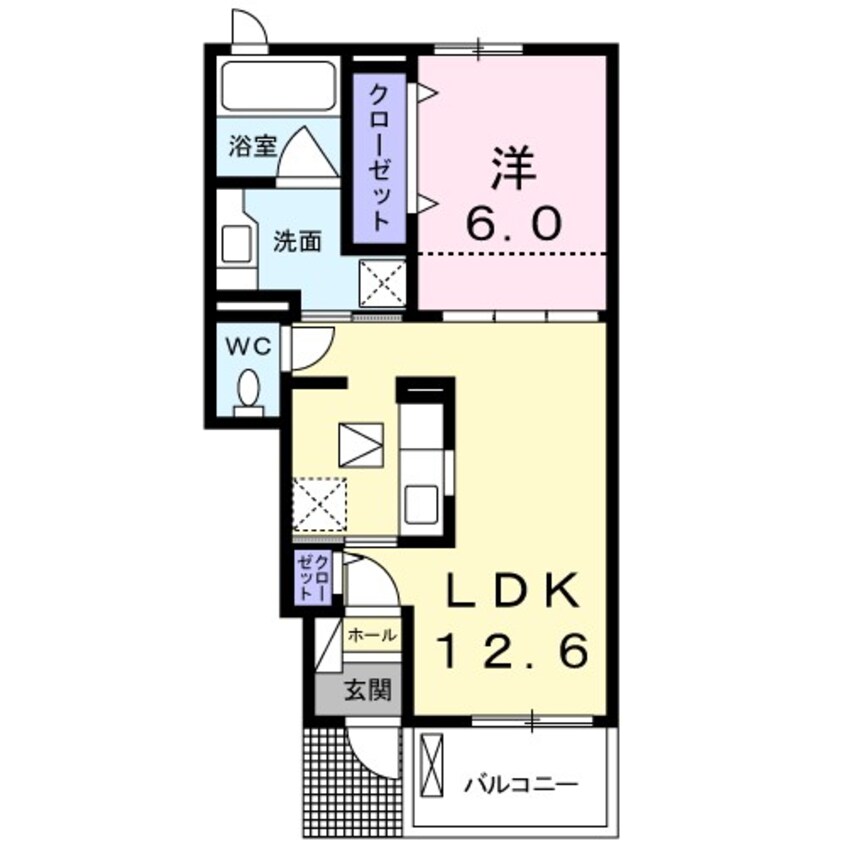 間取図 カルムＮ　II